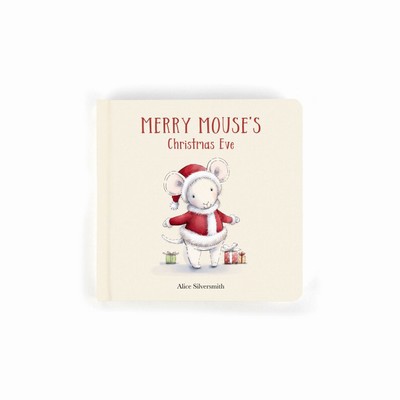 Jellycat Merry Mouse's Christmas Eve Books USA | 35701VRAL